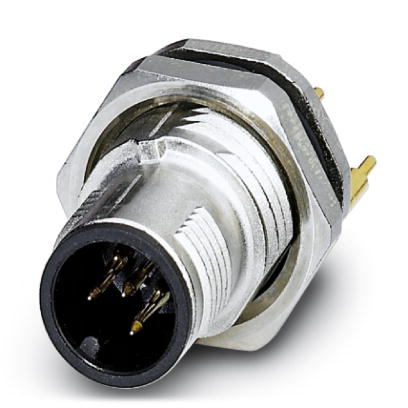 Phoenix Contact M12 Receptacle; SACC-DSI-MS-5CON-L180/12 SCOSH; Male; 5-Pin; A - Standard Key; Rear Mount; PCB